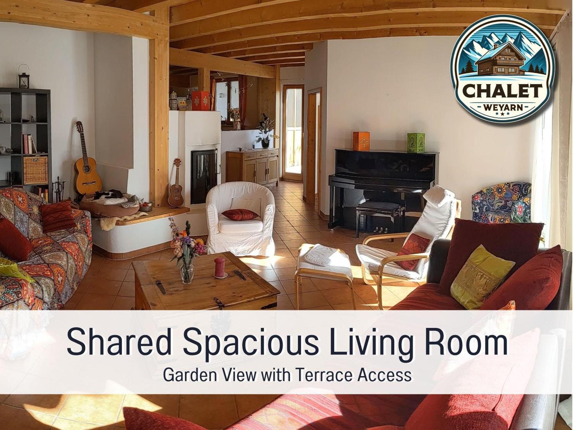 Chalet Weyarn - Doppelzimmer Mit Gartenblick ภายนอก รูปภาพ
