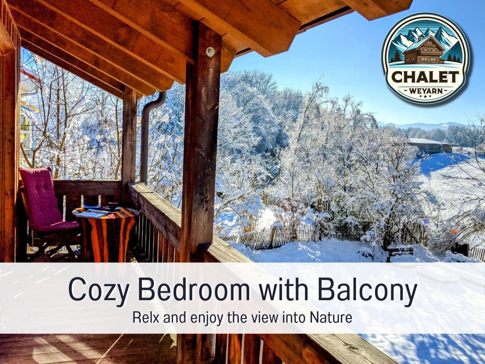Chalet Weyarn - Doppelzimmer Mit Gartenblick ภายนอก รูปภาพ